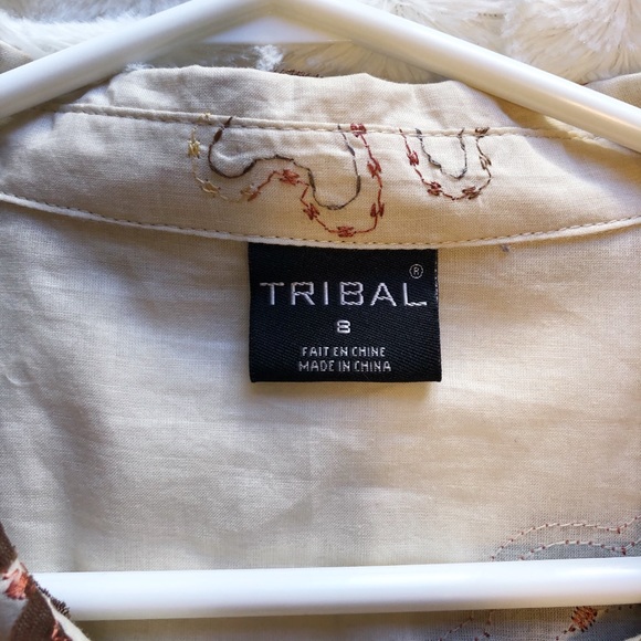 Tribal floral top - Picture 6 of 8